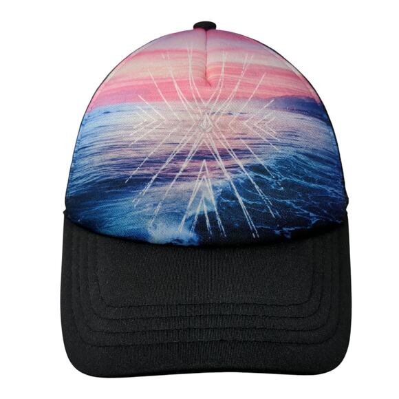 Volcom Snapback Trucker Cap Multicolor One Size Adjustable Mesh Back Polyester - Picture 1 of 9